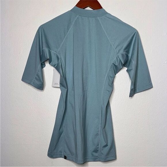 Rip Curl Aloha Short Sleeve Zip-up Rashguard Size Medium - Picture 5 of 8